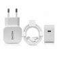 NEOVO 45W GaN USB-C Snellader + 240W USB-C Kabel – iPhone / Samsung / iPad Oplader – Snelle Reislader voor Werk & Onderweg