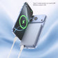 NEOVO MagSafe powerbank 3-in-1 - 5000mAh – Magnetische Draadloze Powerbank – 20W Snellader – Voor iPhone & Android – Apple Watch & AirPods - Grijs