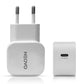 NEOVO 45W USB-C Snellader – Samsung S26/ S25/ S24 Oplader – iPhone 17/ 16/ 15 Snellader – Wit